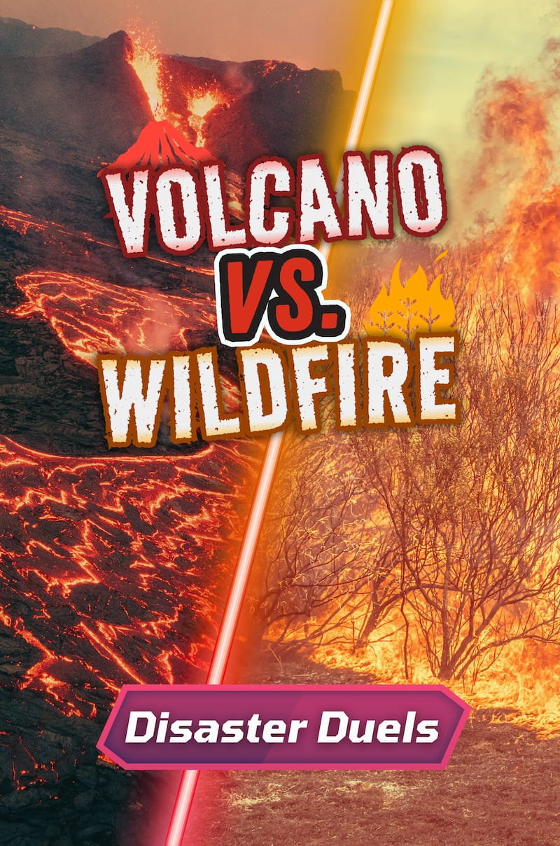 front cover of Volcano versus Wildfire
